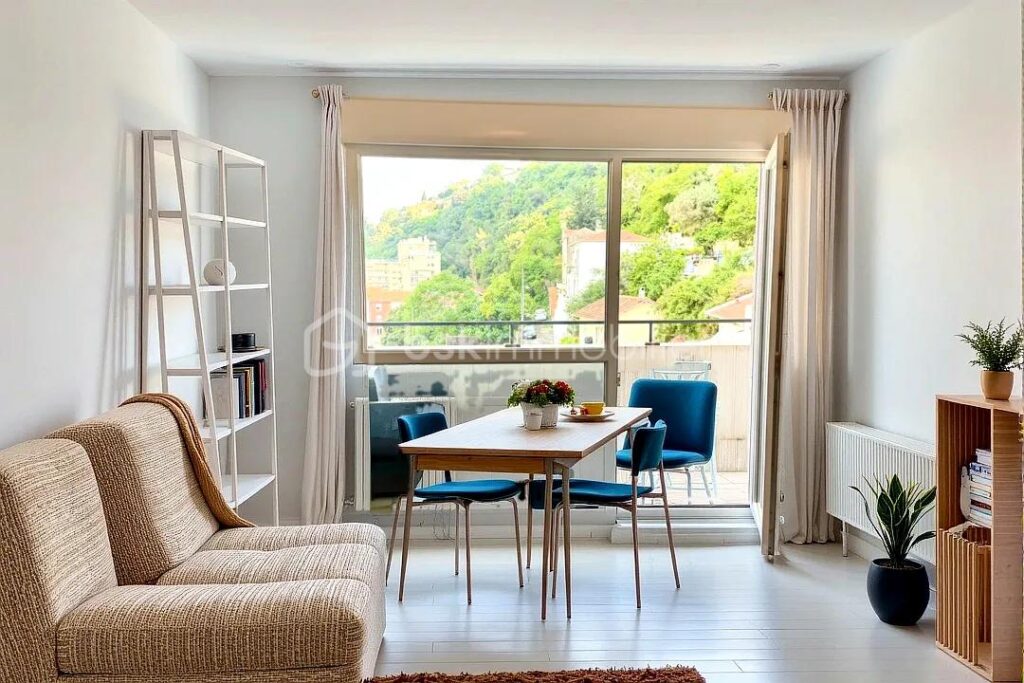 2 pièces dernier étage terrasse vendu loué – 2 pièces – 1 chambre – 40 m²