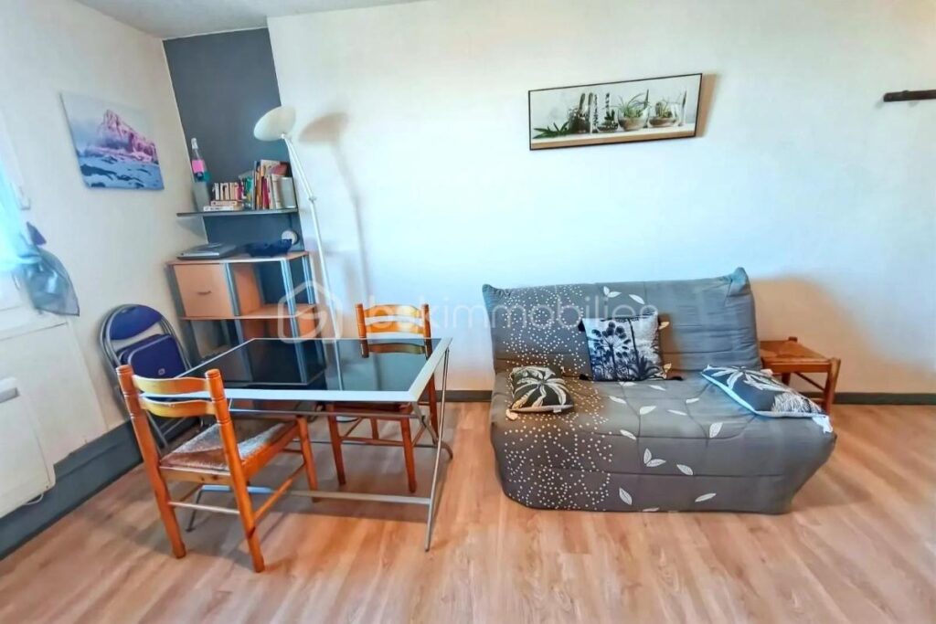 Studio entièrement meublé au pied des pistes – 1 pièce – 1 chambre – 27 m²
