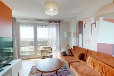 Colocation meublée équipée 3 chambres – 4 pièces – 3 chambres – 61 m²