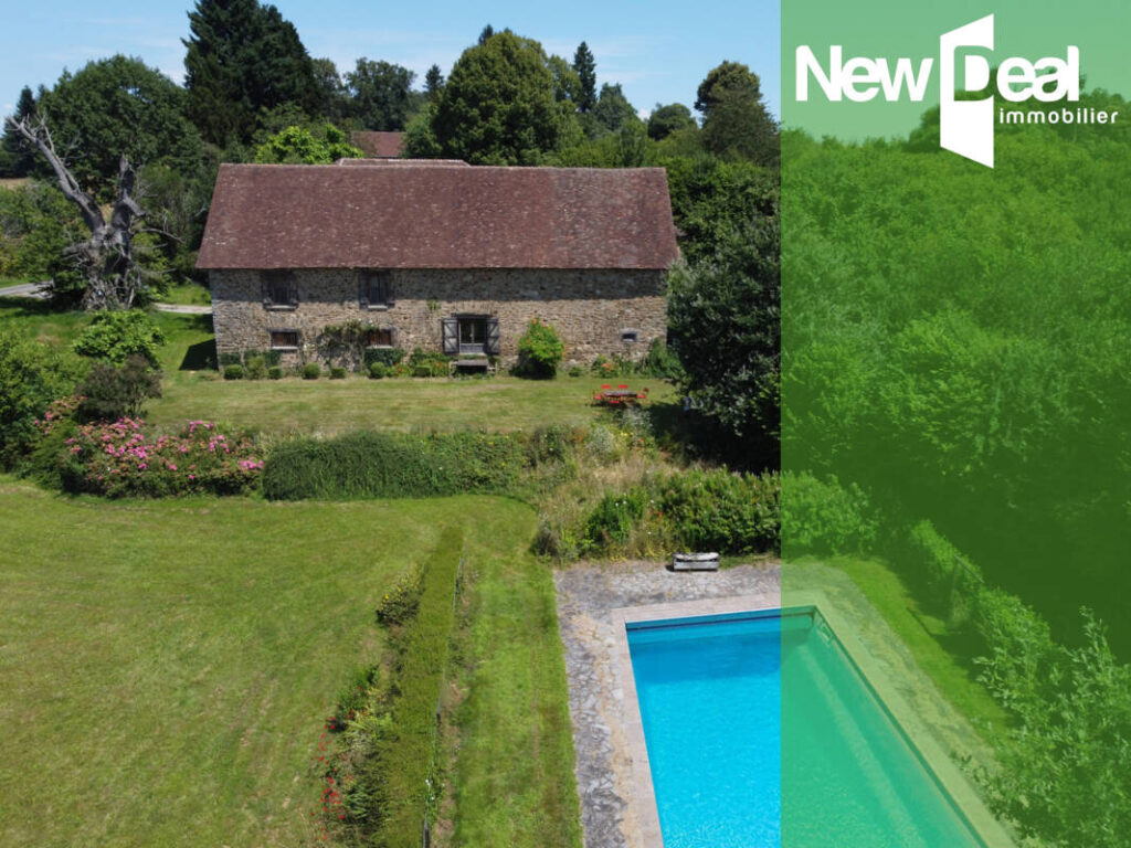 Propriété de charme 300 m² avec piscine et 1,5 ha – calme absolu – 7 pièces – 5 chambres – 300 m²