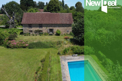 Propriété de charme 300 m² avec piscine et 1,5 ha – calme absolu – 7 pièces – 5 chambres – 300 m²