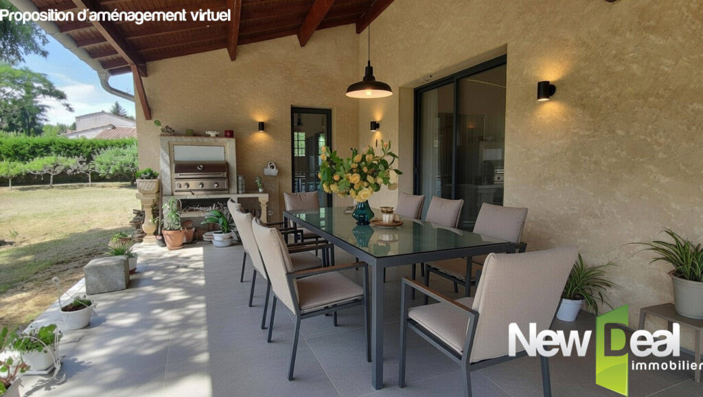 Maison 220 m² avec étang et parc – cadre exceptionnel à Bergerac – 6 pièces – 4 chambres – 217 m²