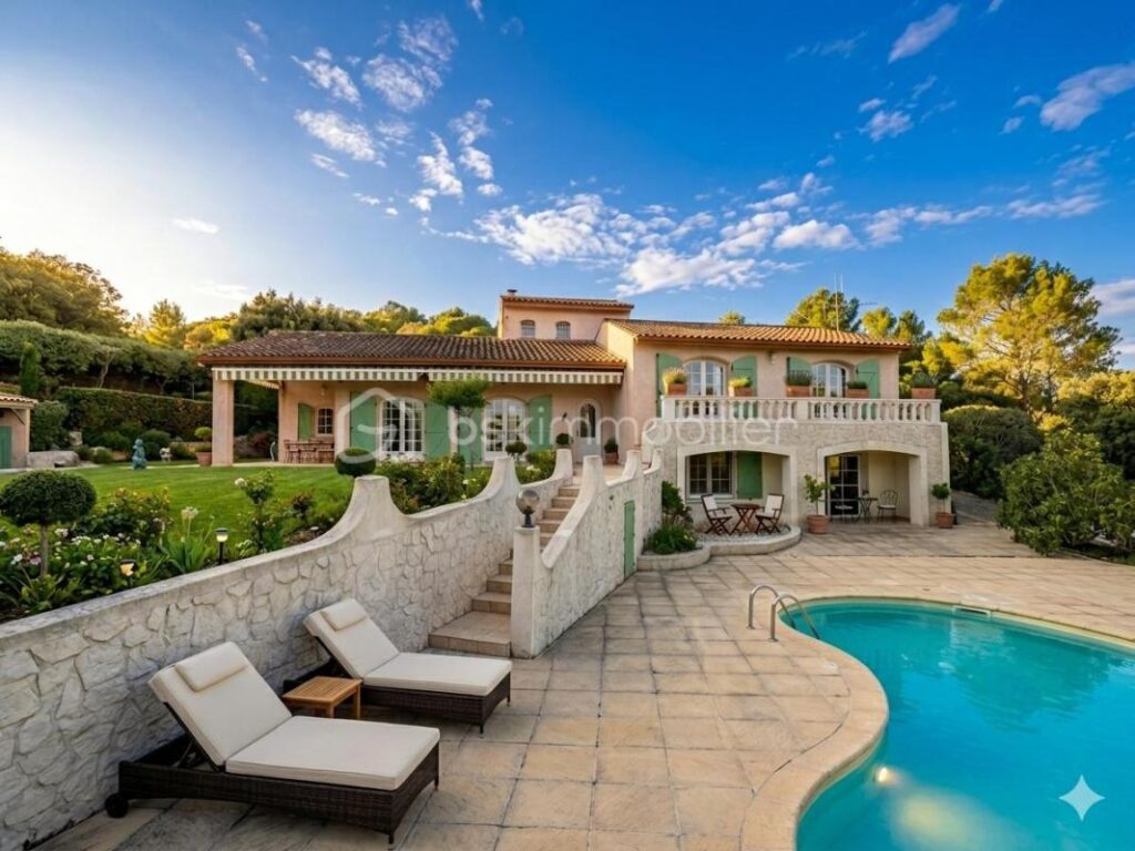 Propriété d’exception 5 chambres piscine terrain de 6800 m2 – 6 pièces – 5 chambres – 174 m²