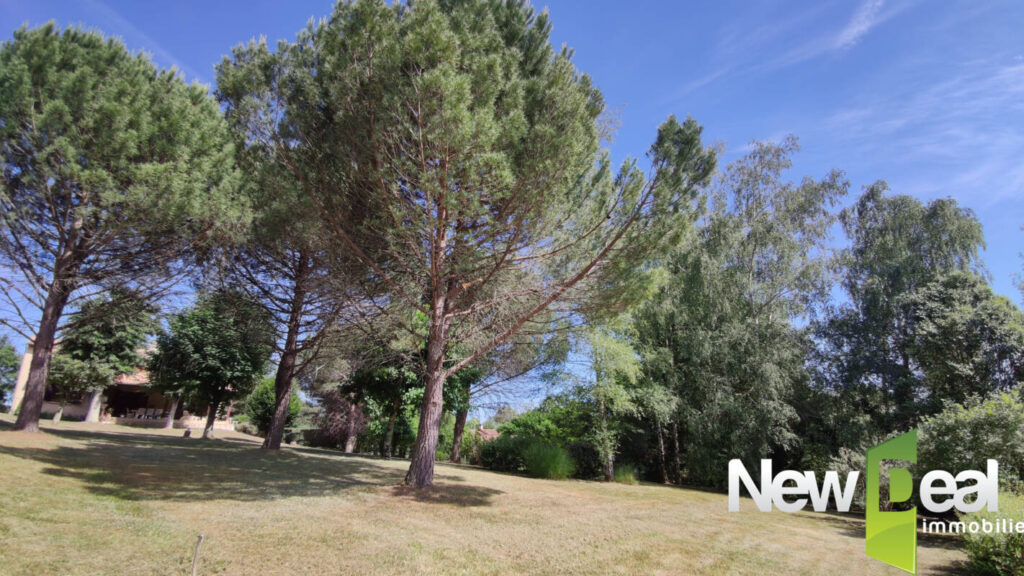 Maison 220 m² avec étang et parc – cadre exceptionnel à Bergerac – 6 pièces – 4 chambres – 217 m²