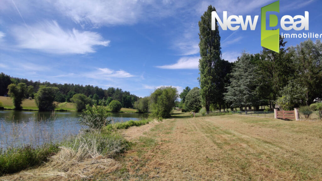 Maison 220 m² avec étang et parc – cadre exceptionnel à Bergerac – 6 pièces – 4 chambres – 217 m²