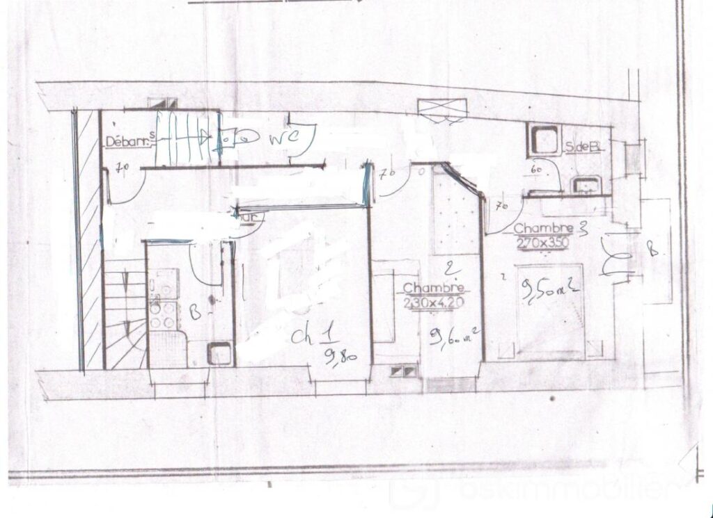 Vends Maison en Plein Cœur du Centre Ville de Belvès avec Terrasse Couverte & Jardin – 4 pièces – 3 chambres – 108 m²