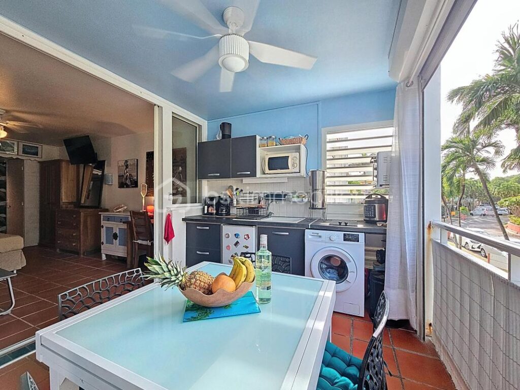 Grand studio 34 m2 Anse des Rochers plage piscine et citerne – 1 pièce – 1 chambre – 24 m²