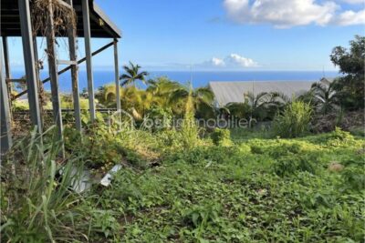 TERRAIN D&rsquo;EXCEPTION 776 m² – VUE MER PANORAMIQUE – SAINT-PAUL – NR pièces – NR chambres – 776 m²