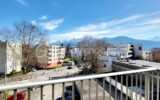 Appartement traversant avec balcon et vue dégagée – 3 pièces – 2 chambres – 54 m²