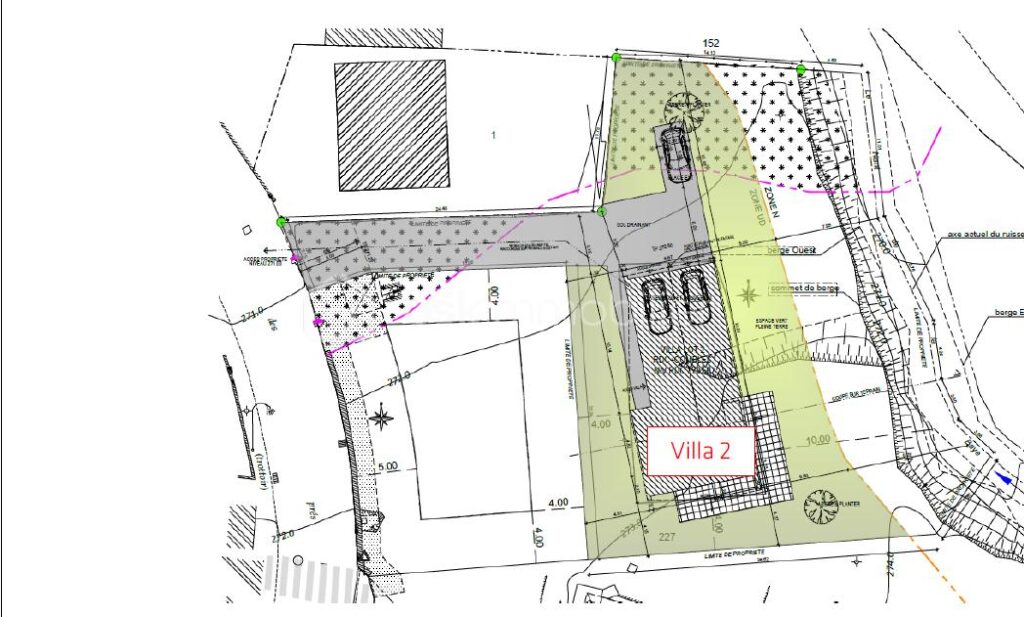 Terrain libre constructeur de 956m² au coeur de AIX-LES-BAINS – NR pièces – NR chambres – 956 m²
