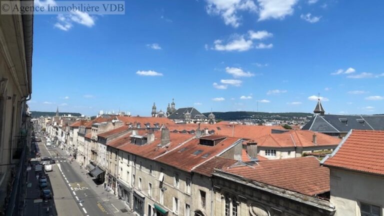 A vendre à Nancy F3 style Haussmannien – 3 pièces – 2 chambres – 74 m²