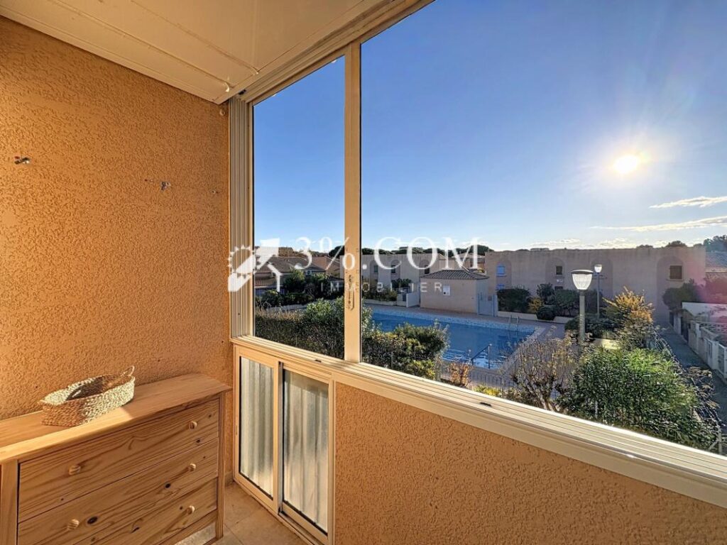 Charmant Duplex meublé 3 pièces de 37.6 m2 avec piscine & pl – 3 pièces – 2 chambres – 37 m²