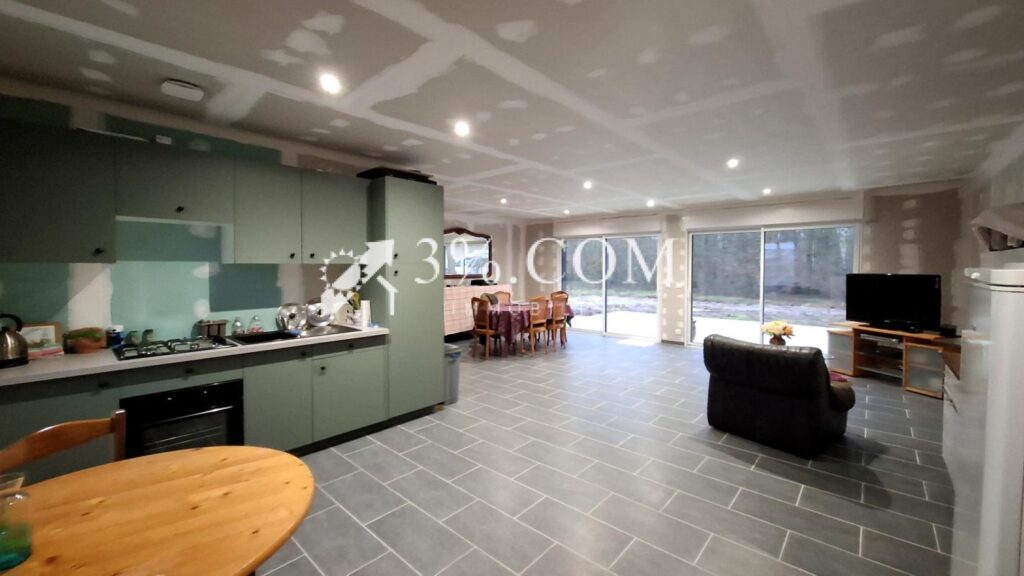 Proche OISEMONT : Pavillon neuf ossature bois 95 m2 – 2 CH – 3 pièces – 2 chambres – 95 m²