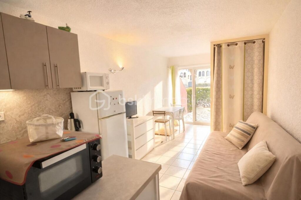 TERRASSE BELLE VUE SUR LE LAC MARIN – 2 pièces – 1 chambre – 22 m²