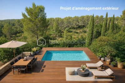 Montpellier NORD – Villa avec piscine – Vue sur la nature – 6 chambres – parcelle de 1400m2 – 7 pièces – 6 chambres – 193 m²