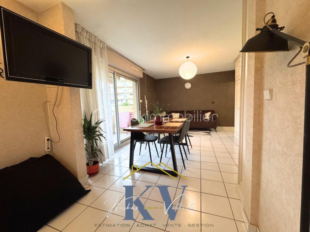 Appartement + Garage + Cave – 3 pièces – 1 chambre – 62 m²