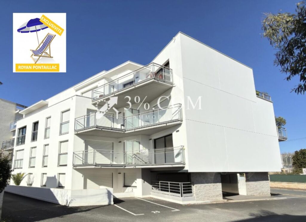 A VENDRE ROYAN PONTAILLAC – APPARTEMENT de 76 m2 – DERNIER E – 3 pièces – 1 chambre – 76 m²