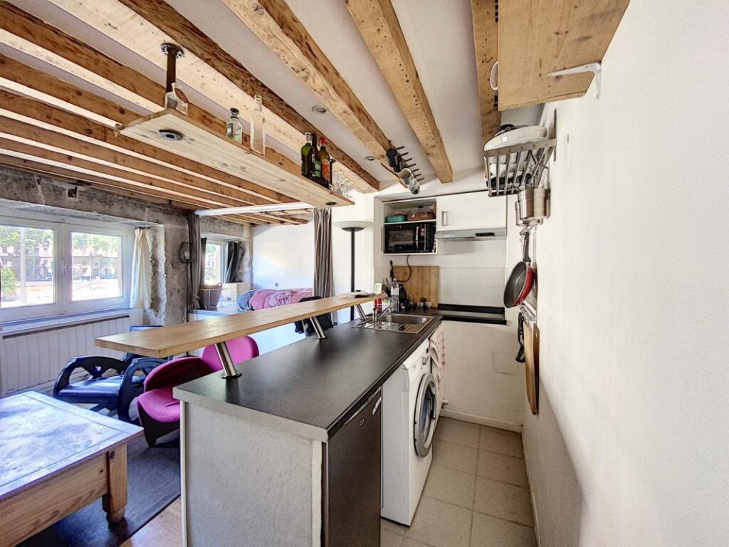 Appartement T1 vue Saône – 1 pièce – NR chambres – 29 m²