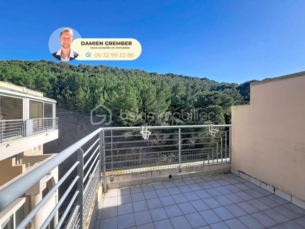 ✨ T3 avec Parking et terrasse au dernier étage dans résidence avec piscine 🏊‍♂️💦 – 3 pièces – 2 chambres – 51 m²