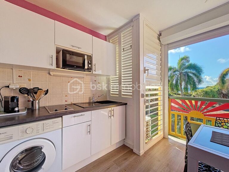 Studio Anse des Rochers vue mer – 1 pièce – 1 chambre – 20 m²