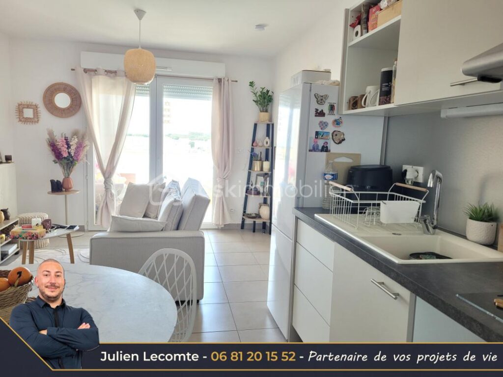 Appartement 37m² vue mer à Sérignan – 2 pièces – 1 chambre – 36 m²