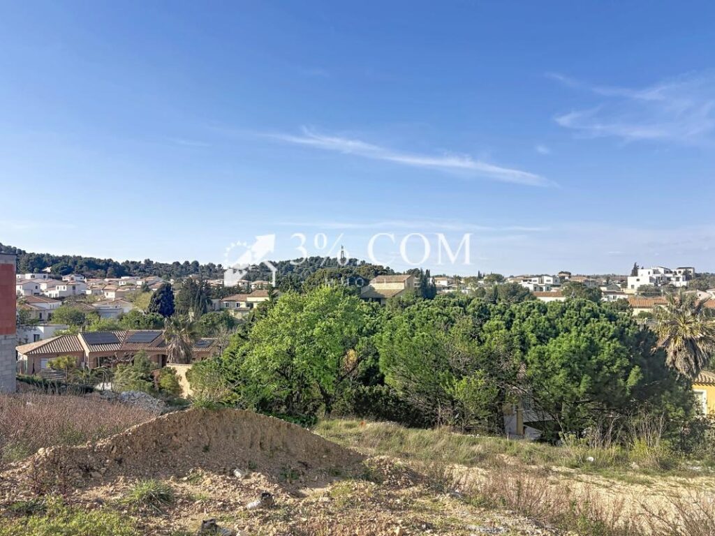 Terrain constructibre viabilisé de 343 m2 , Quartier Crabit – NR pièces – NR chambres – 343 m²