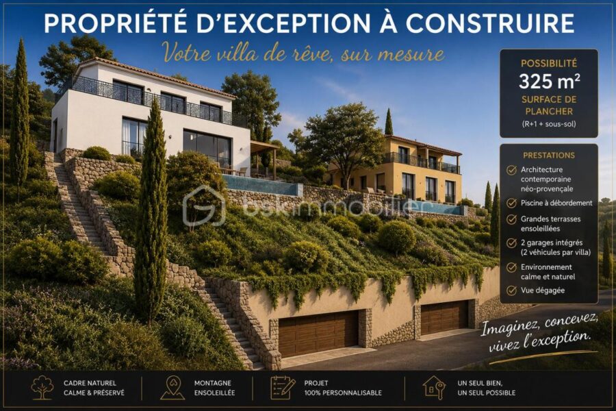 Terrain à vendre à Pierrefeu — Vue montagne — photo 4
