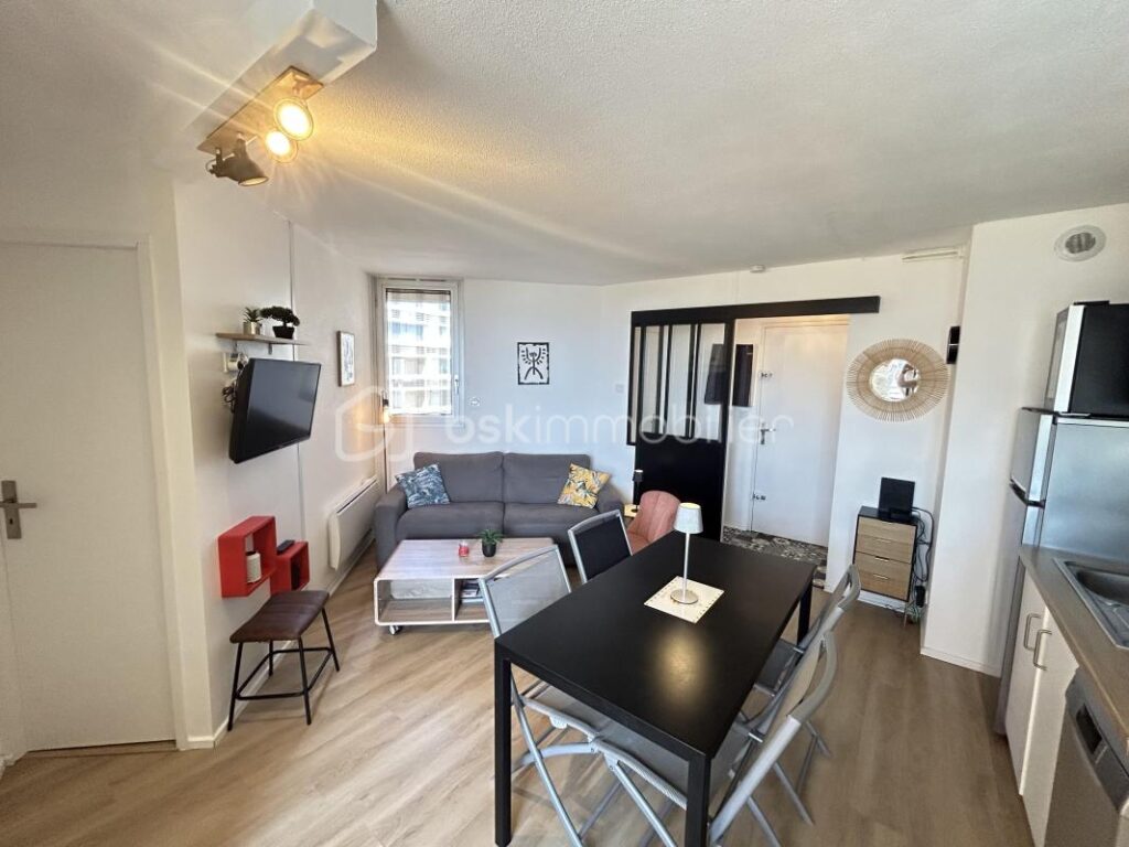 Appartement lumineux et spacieux au cœur de la ville – 1 pièce – 1 chambre – 35 m²