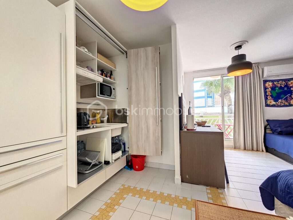 Appartement 25 m2 plage et piscine – 1 pièce – 1 chambre – 20 m²