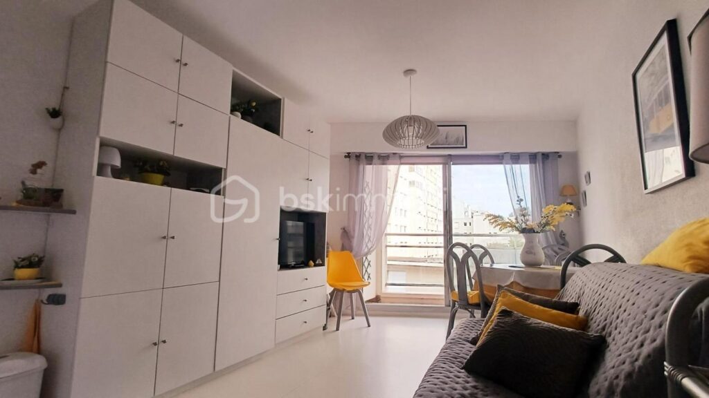 Appartement TYPE 1 VUE MER LATERALE QUARTIER LES PRESIDENTS – 1 pièce – 1 chambre – 25 m²