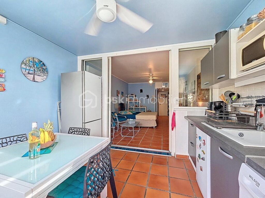 Grand studio 34 m2 Anse des Rochers plage piscine et citerne – 1 pièce – 1 chambre – 24 m²