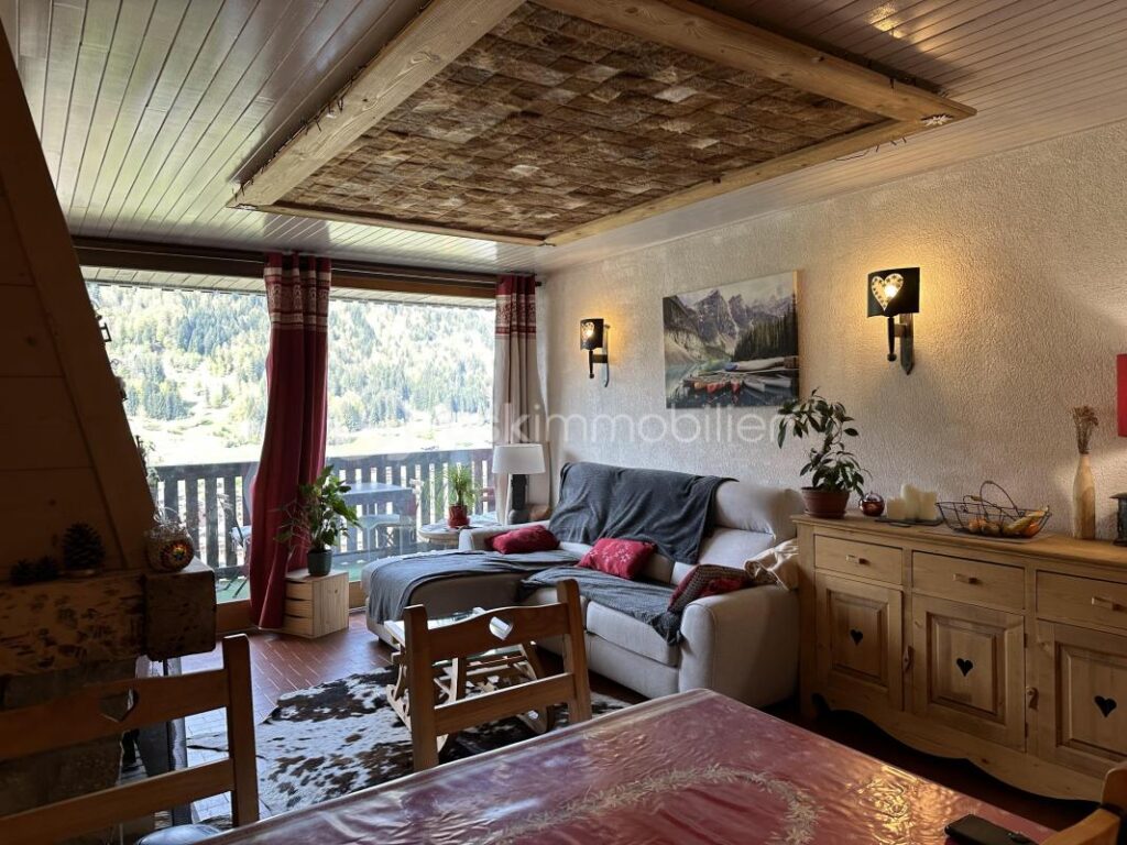 Vue exceptionnelle sur le Pleney – Appartement vendu meublé et équipé ! – 2 pièces – 2 chambres – 49 m²