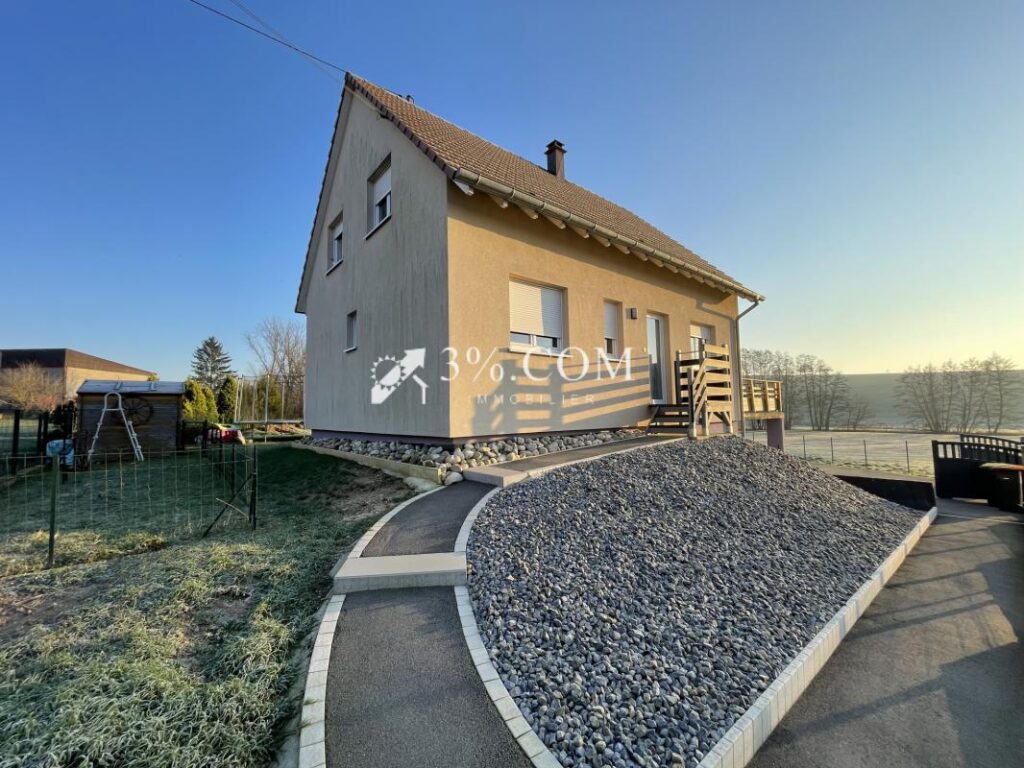 3%.COM – EXCLUSIVITÉ à MULHAUSEN, Maison 2016, 117m2, 4 cham – 6 pièces – 4 chambres – 117 m²