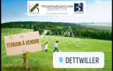 3%.COM Très beau terrain 10 ares en seconde ligne à DETTWIL – NR pièces – NR chambres – 1000 m²