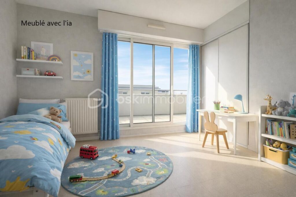 T3 lumineux – Dernier étage – Centre-ville d’Angers à pied – 3 pièces – 2 chambres – 75 m²