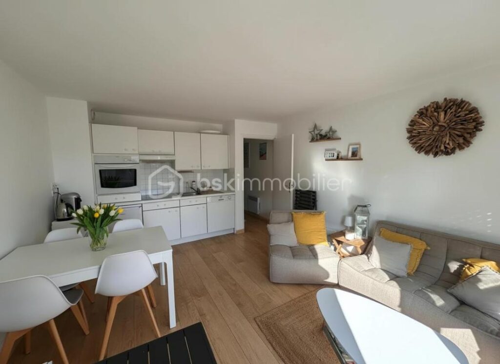 Appartement Hardelot Plage à 2 pas de la plage et plein coeur du centre-ville – 2 pièces – 1 chambre – 45 m²