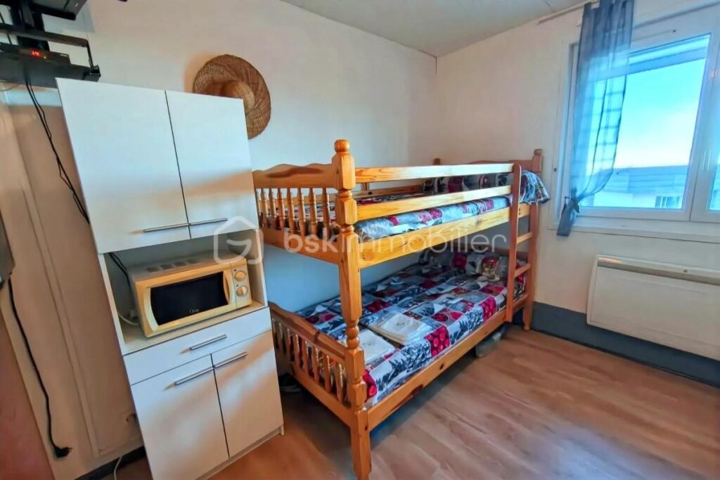 Studio entièrement meublé au pied des pistes – 1 pièce – 1 chambre – 27 m²