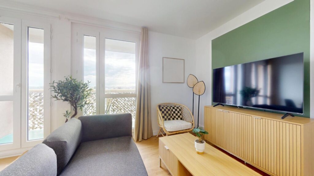 Colocation meublée équipée 3 chambres – 4 pièces – 3 chambres – 61 m²