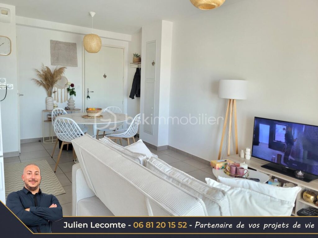 Appartement 37m² vue mer à Sérignan – 2 pièces – 1 chambre – 36 m²