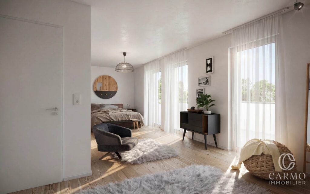 Lancement de la 2ᵉ phase – Résidence Elbling Livraison prévue : fin 2026 – NR pièces – 2 chambres – 85.83 m²