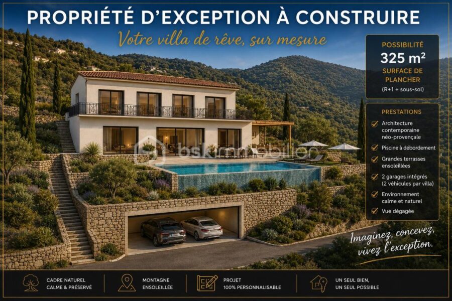 Terrain à vendre à Pierrefeu — Vue montagne — photo 5