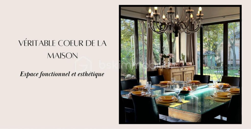 Demeure d’exception au cœur du Lubéron, vue panoramique et jardin d’hiver – 9 pièces – 5 chambres – 400 m²