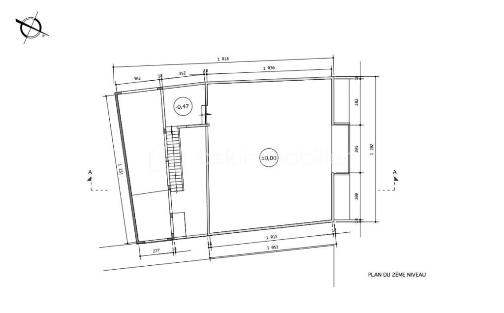 Immeuble d’exception au cœur de Basse-Terre avec rooftop et vue mer – 2 pièces – NR chambres – 340 m²