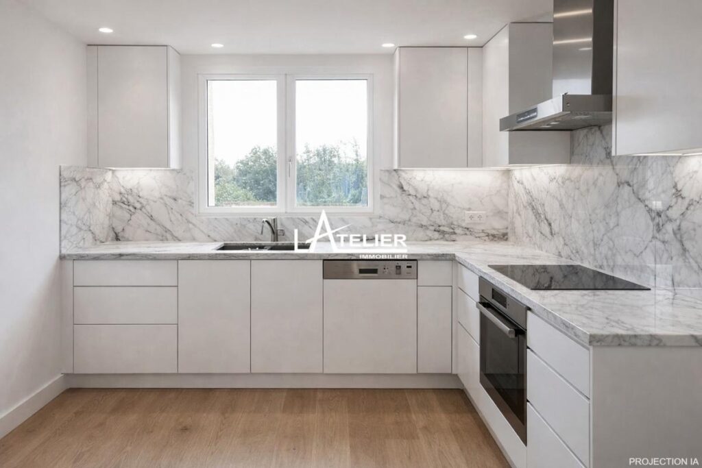 Maison de bourg avec garage indépendant et vie de plain-pied – 5 pièces – 4 chambres – 131 m²