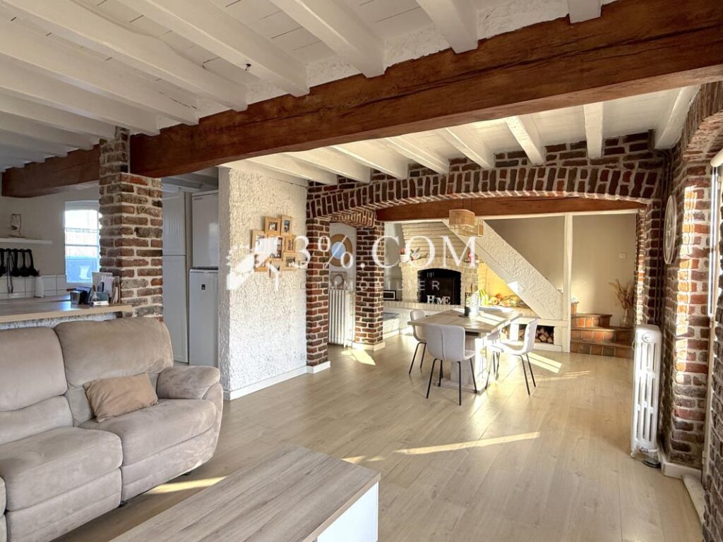 MAISON FLAMANDE DE 85 M2 AVEC 3 CH + JARDIN + HANGAR – 4 pièces – 3 chambres – 85 m²