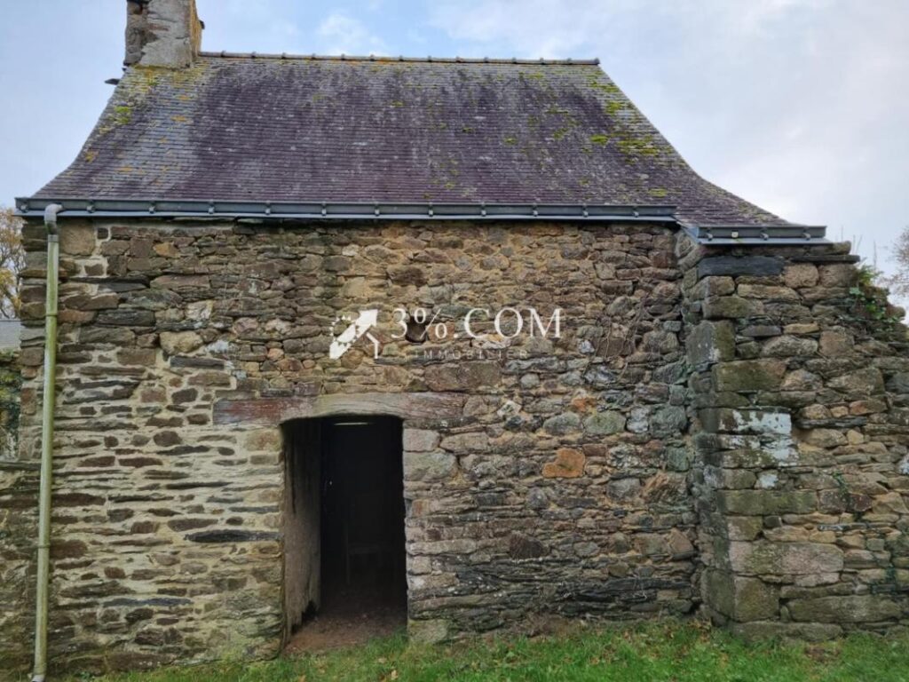 Jolie maison en pierres avec petite dépendance – 5 pièces – 3 chambres – 107 m²