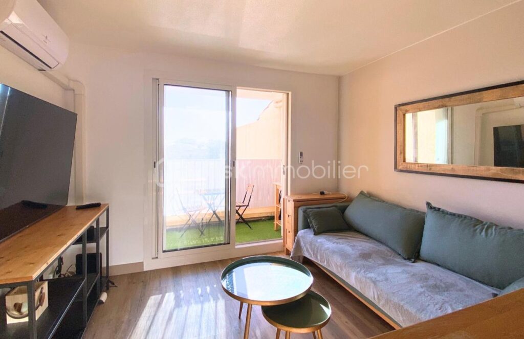 Appartement proche centre ville avec vue mer – 2 pièces – 1 chambre – 25 m²