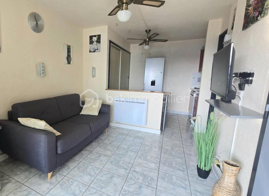 *** LE BARCARES – APPARTEMENT 2 PIECES – VUE ETANG *** – 2 pièces – 1 chambre – 31 m²