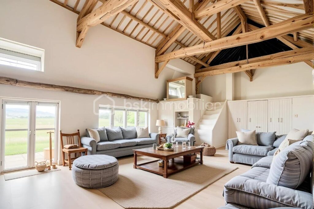 Grange à aménager – 5 pièces – 3 chambres – 215 m²