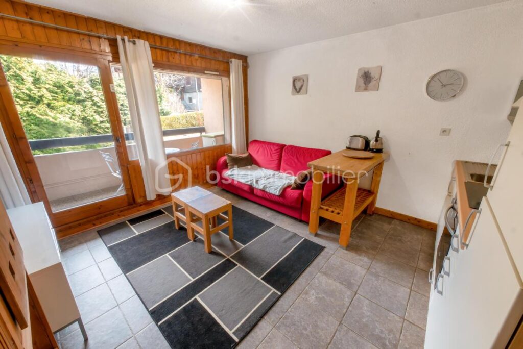 74310 – APPARTEMENT T2 – BALCON VUE MONT–BLANC – CENTRE VILLAGE – BONNE RENTABILITÉ LOCATIVE – 2 pièces – 1 chambre – 28 m²